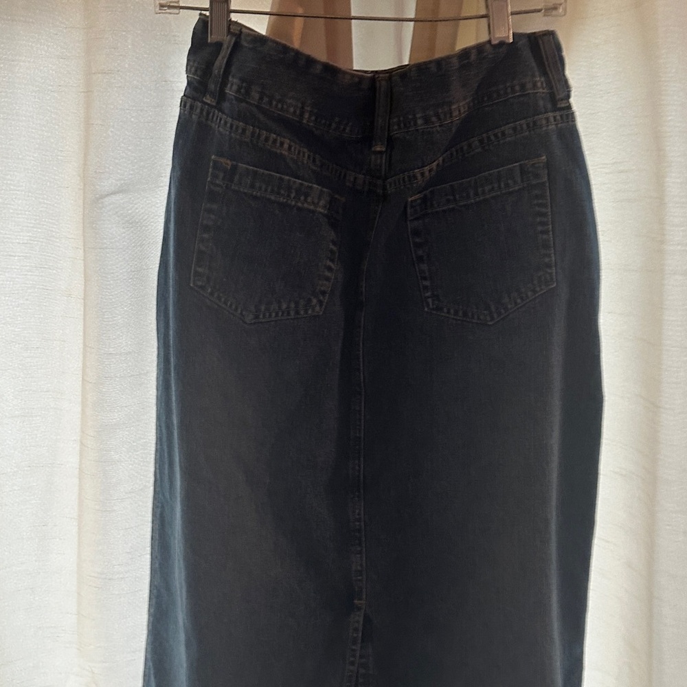 Christopher & Banks A-Line Denim Skirt - Picture 2 of 5